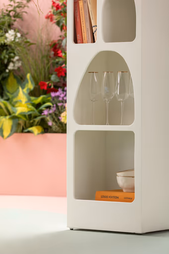 Regal- LB ca. 180x48 cm, Weiß