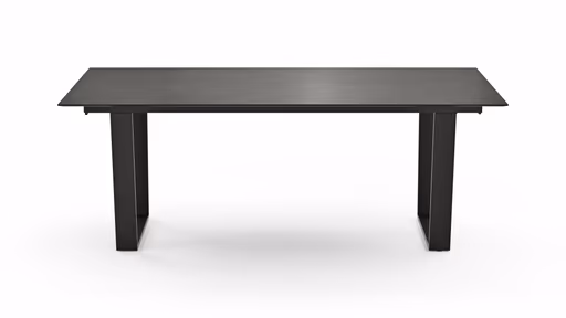 Esstisch Dinner - verlängerbar, LB ca. 200x95 cm, Kunststoff, Dunkelgrau