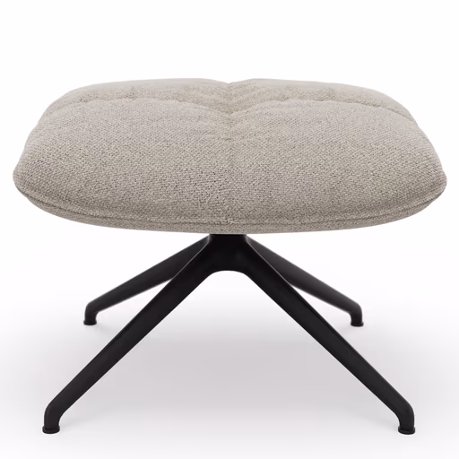 Hocker Unn - Stoff, Beige