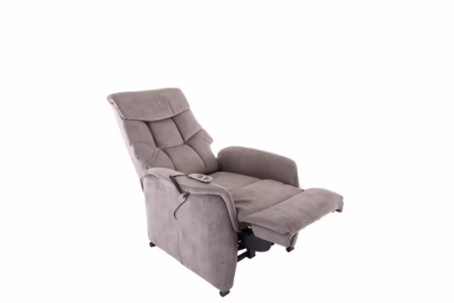 TV-Sessel - Aufstehhilfe, Relaxfunktion, Stoff, Grau