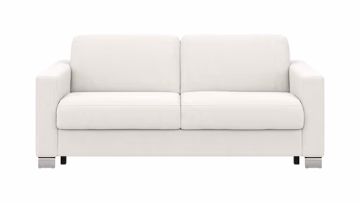 Sofa Nuoro - 2,5-Sitzer inkl. Schlaffunktion, Armlehne 1, Stoff, Natur