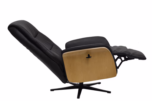 TV-Sessel MARCES - drehbar, Relaxfunktion, Kopfteilverstellung, Leder, Schoko