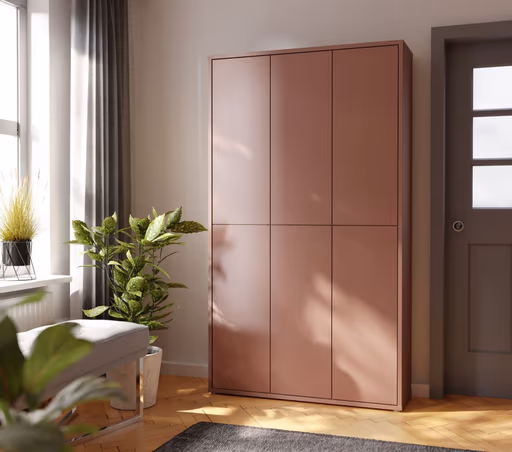 Schuhschrank FAID- B ca. 109 cm, Terracotta