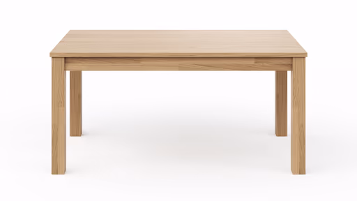 Esstische Dinner - ausziehbar, LB ca. 160x90 cm , Eiche bianco massiv