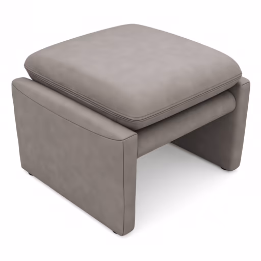 Hocker Tenero - inkl. Sitzhöhe verstellbar, Stoff, Grau