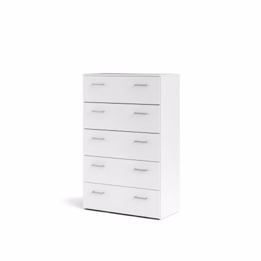 Kommode - B ca. 74 cm, Weiß