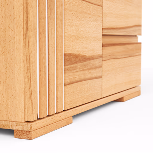 Kommode Tigris - Kernbuche massiv, geölt