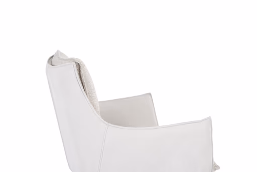 Armlehnstuhl MANDY - drehbar, Stoff, Silbergrau