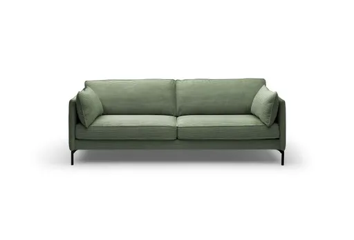 Sofa- 3,5-Sitzer, Stoff, Grün