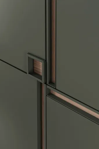 Highboard Venzone - BHT ca. 109x148x41 cm, Lack, Jade