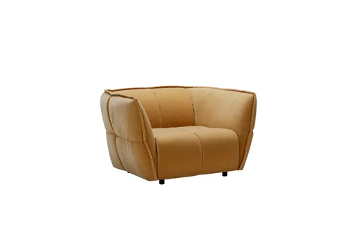 Sessel Hedda - Velour, Caramel