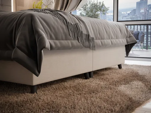 Boxbett- Liegefläche ca. 140x200 cm, Taupe