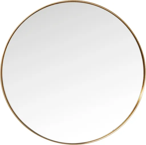 Wandspiegel- D ca. 100 cm, Messing, Goldfarben