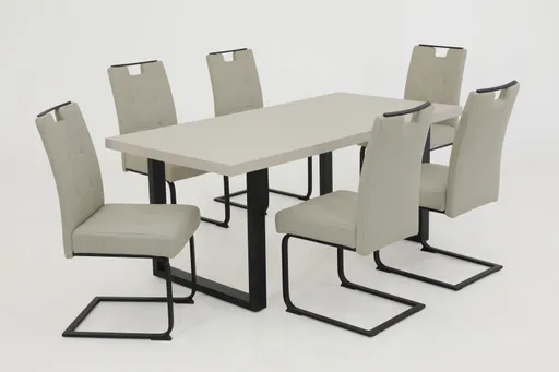 Freischwinger - Microfaser, Beige