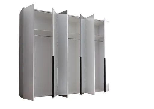 Drehtürenschrank- B ca. 270 cm, Weiß