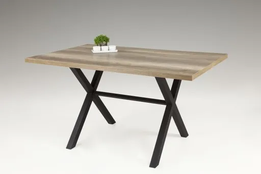 Esstisch - LB ca. 140x90 cm, Eiche Dekor