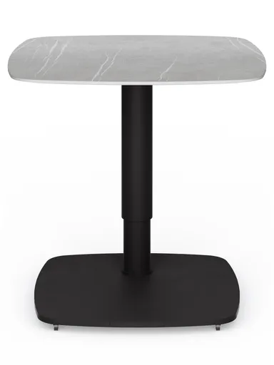 Beistelltisch Camas - LBH ca. 50x50x48 cm, Keramik, Dunkelgrau