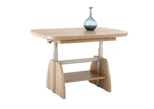 Couchtisch - ausziehbar, höhenverstellbar, LB ca. 108x67 cm, Eiche Sonoma Dekor