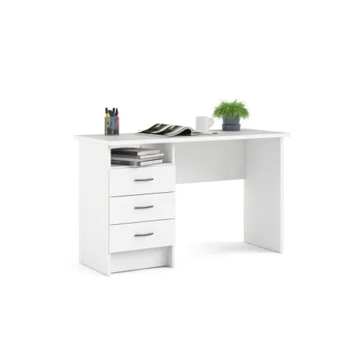Schreibtisch - LB ca. 120x48 cm, Weiß