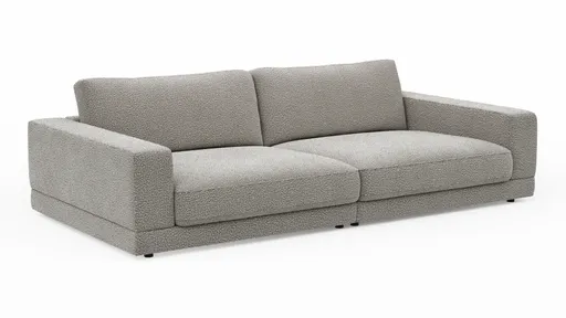 Megasofa Juni Lounge - B ca. 292 cm, Stoff Navy-Beige