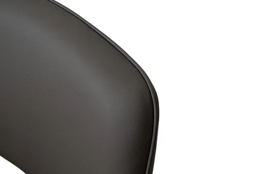 Armlehnstuhl MARIELLE - drehbar, Leder, Dunkelbraun