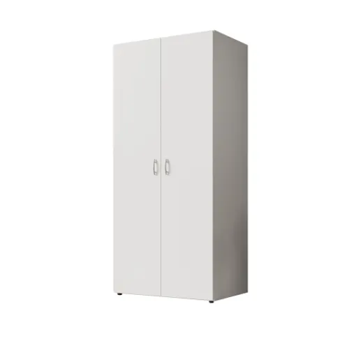 Drehtürenschrank- B ca. 160 cm, Weiß