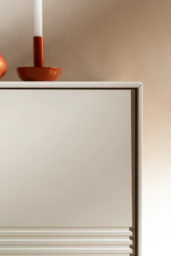 Sideboard Colore - B ca. 200 cm, Lack, Weiß