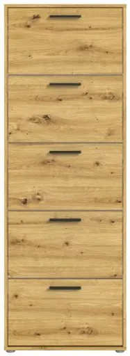 Schuhkipper - B ca. 59 cm, Artisan Eiche Nachbildung