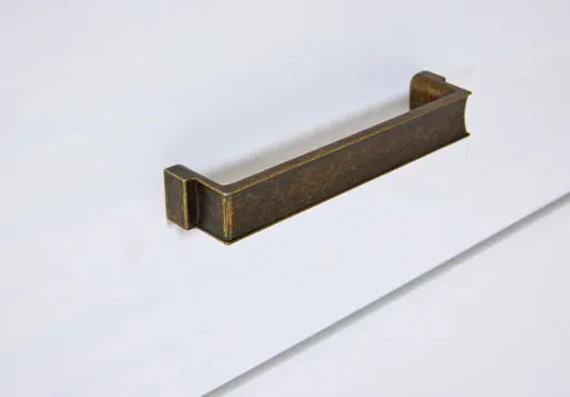Nachtkommode - B ca. 68 cm, Weiß, Oak Colori