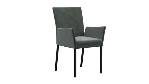 Armlehnstuhl Salamanca Classic - Stoff, Petrol