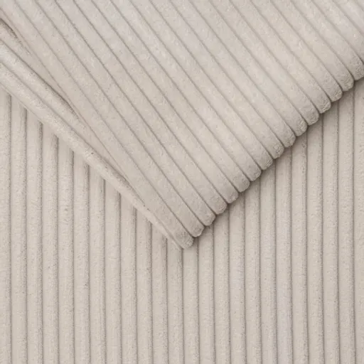 Ecksofa - 2-Sitzer, Ecke rechts, Stoff, Silberfarben