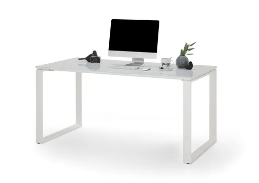 Schreibtisch GWEN - LB ca. 160x80cm, Weiß