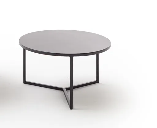 Couchtisch Joan 4 - LBH ca. 58x58x33 cm, Metall, Schwarz