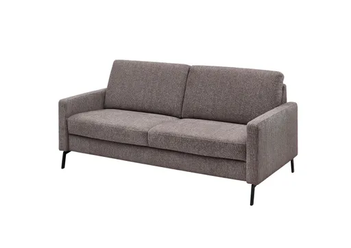 Sofa - 3-Sitzer, Stoff, Braun