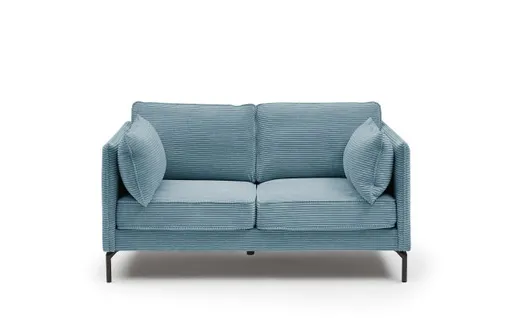 Sofa - 2-Sitzer, Stoff, Petrol