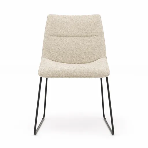 Stuhl Maluhia - Stoff, Beige