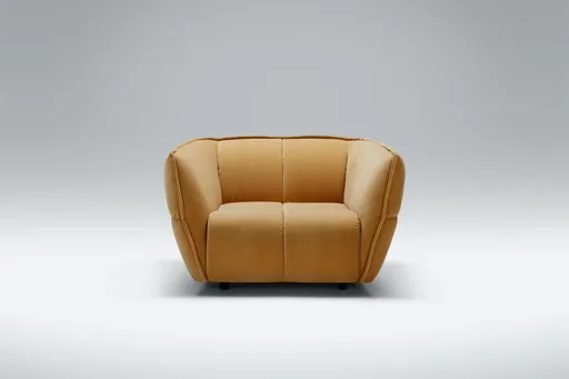 Sessel Hedda - Velour, Caramel