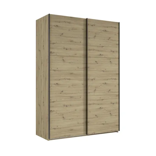Schwebetürenschrank- B ca. 150 cm, Eiche Dekor 