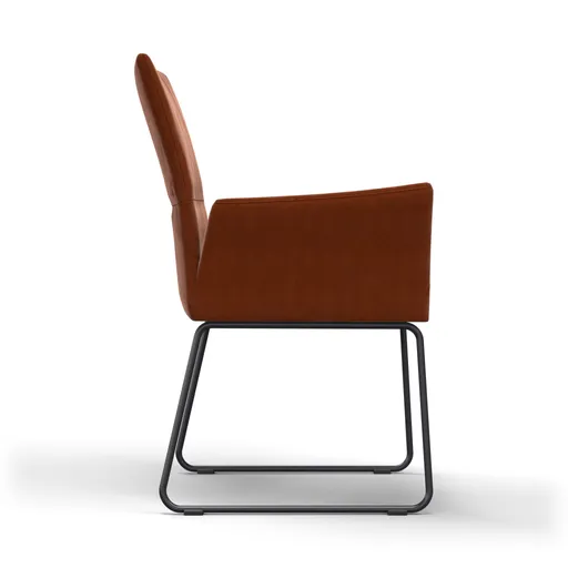 Armlehnstuhl Salamanca - Stoff, Rost