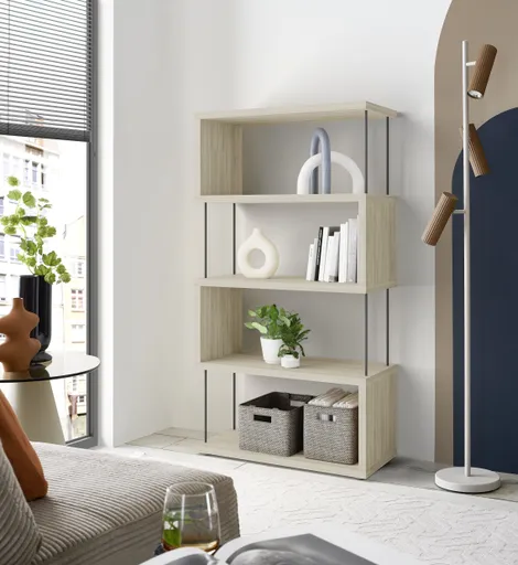 Regal - B ca. 66 cm, Eiche sägerau