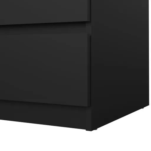 Kommode - B ca. 77 cm, Schwarz