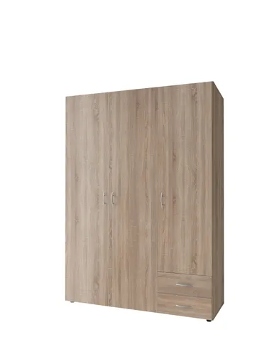 Drehtürenschrank- B ca. 120 cm, Eiche Dekor