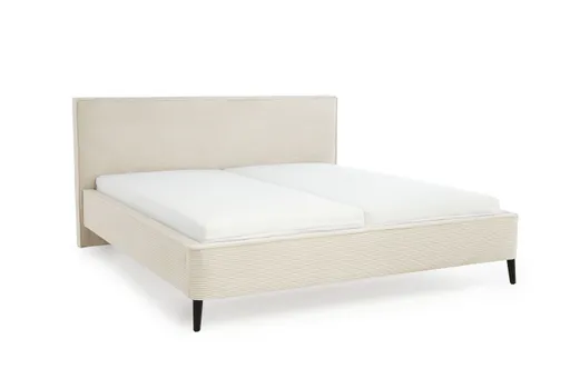 Polsterbett- Liegefläche ca. 180x200 cm, Stoff, Beige