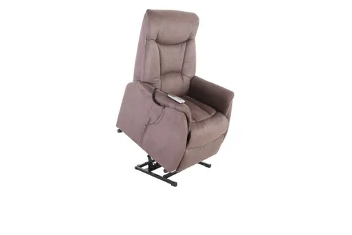 TV-Sessel MALEK - Relaxfunktion, Stoff, Braun