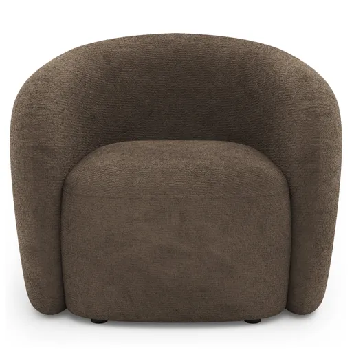Sessel Karasu - Stoff, Taupe