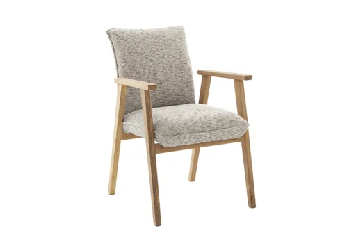 Armlehnstuhl - Stoff, Sand