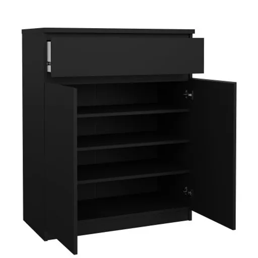 Kommode - B ca. 81 cm, Schwarz