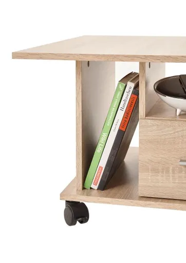 Couchtisch - B/H/T ca. 70x45x70 cm, Eiche Dekor