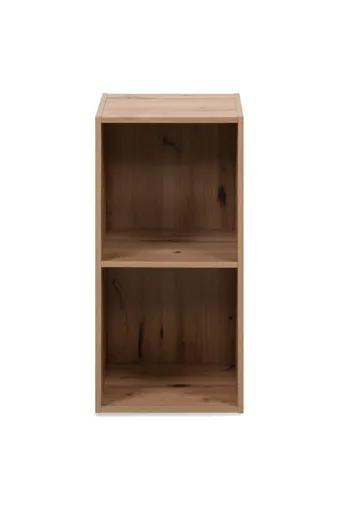 Regal - inkl. Stoffbox, B ca. 30 cm, Artisan Eiche Nachbildung, Beige