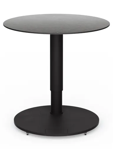 Beistelltisch Camas - LBH ca. 50x50x48 cm, Keramik schwarz